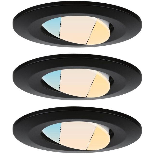 Upotettava LED-valaisin Paulmann Calla, 3kpl, IP65, Ø90mm, 5W, 400lm, säädettävä värilämpötilä, eri värejä