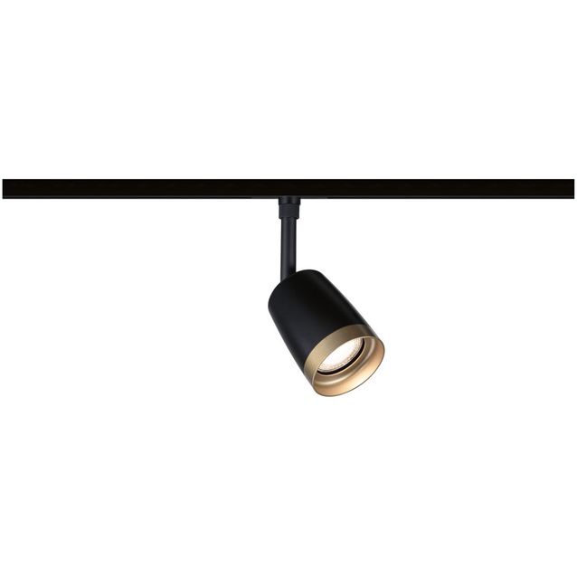 Kiskospotti Paulmann URail Cover GU10 max. 10W 230V, mattamusta/mattakulta