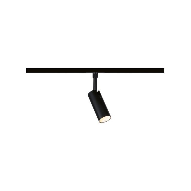Kiskospotti Paulmann URail Tubo, 200lm, 4W, 2700 - 4000K, kolmiportaisesti himmennettävä, mattamusta