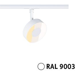 Kiskospotti Paulmann URail Circle, 280lm, 5W, 2700 - 4000K, kolmiportaisesti himmennettävä, valkoinen