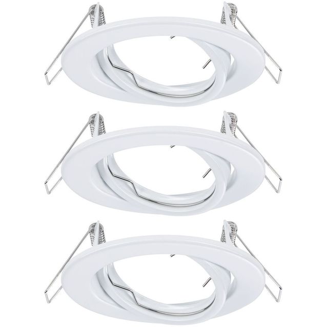 Upotettava valaisin Paulmann, 3kpl, Ø90mm, GU10, max.3x10W, himmennettävä, eri värejä