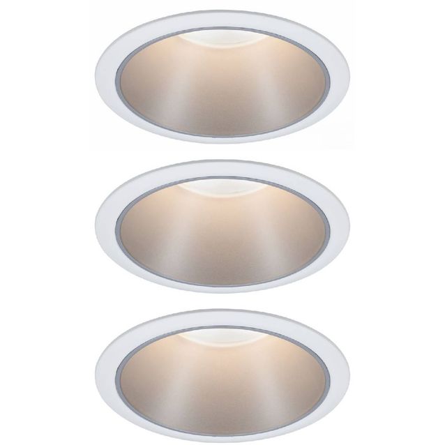 Alasvalosetti Paulmann Cole Ø88mm valkoinen/hopea