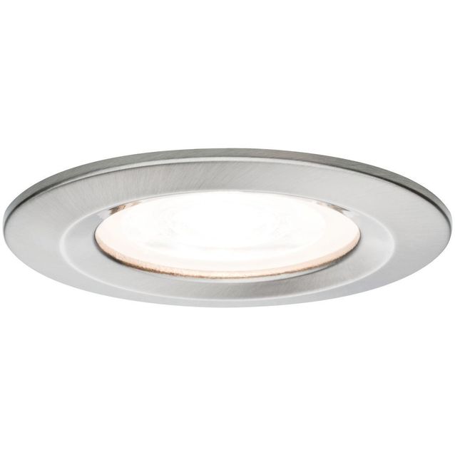 Upotettava LED-valaisin Paulmann Nova Rigid, IP44, Ø78mm, GU10, 6.5W, 460lm, 2700K, himmennettävä, eri värejä