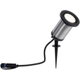 LED-puutarhaspotti Paulmann Plug & Shine Classic, IP65, 3000K, antrasiitti