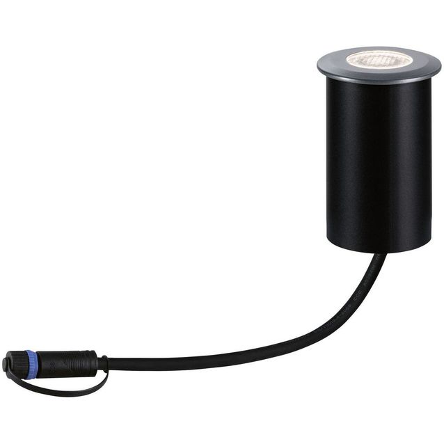 LED-terassivalaisin Paulmann Plug & Shine Floor, IP67, 3000K, 11W, harmaa