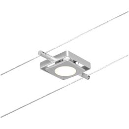 Vaijerivalaisin Paulmann CorDuo MacLED, 250lm, 4.5W, 3000K, 12V, mattakromi