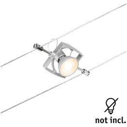 Vaijerivalaisin Paulmann CorDuo Mac II, GU5.3, 12V, mattakromi