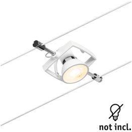 Vaijerivalaisin Paulmann CorDuo Mac II, GU5.3, 12V, mattavalkoinen