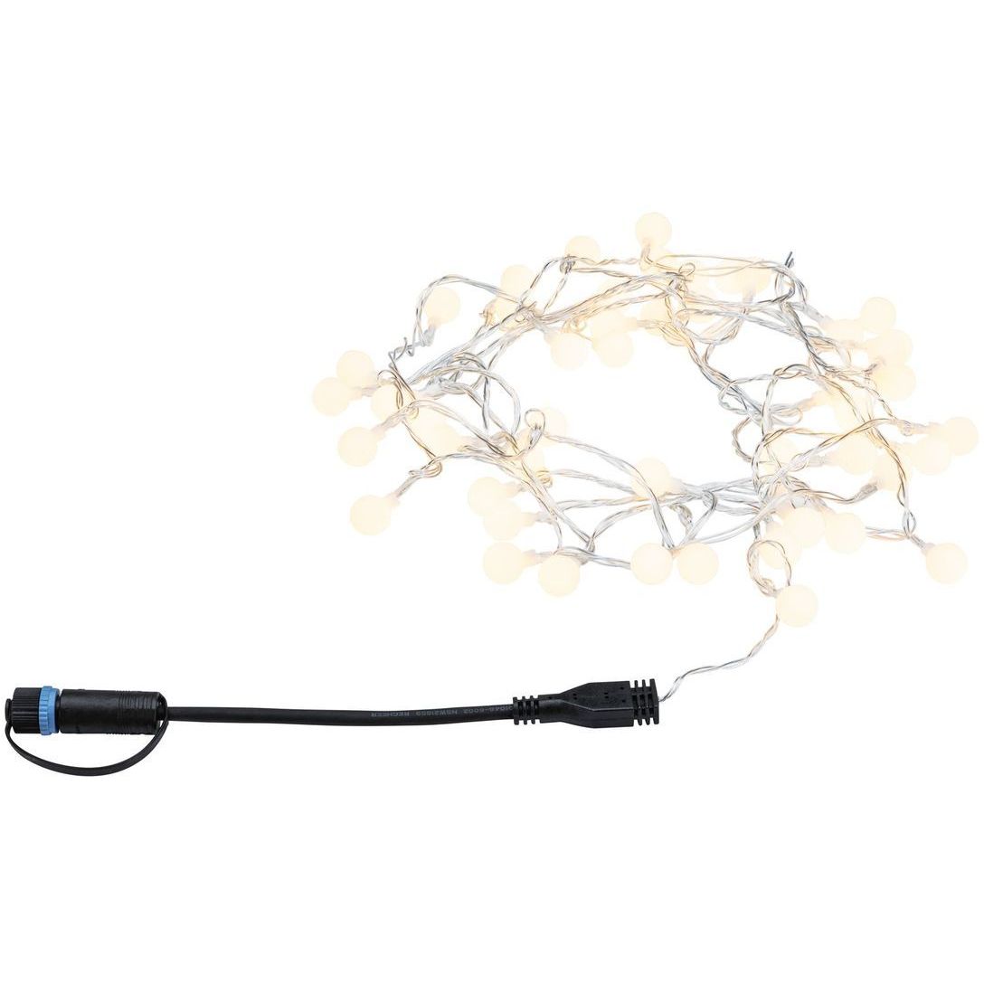 LED-valoketju Paulmann Plug & Shine Fairy lights, 5m, IP44, 3000K, musta