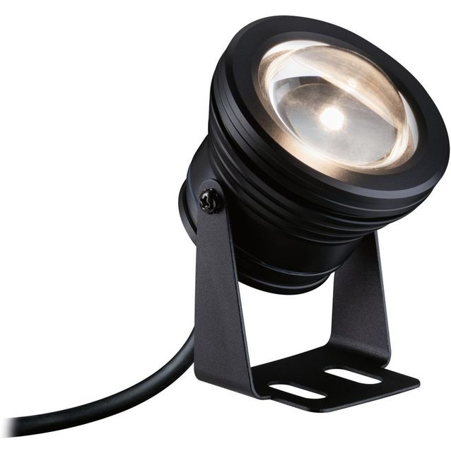 LED-allasvalaisin Paulmann Plug & Shine, IP68, 3000K, 5W, musta