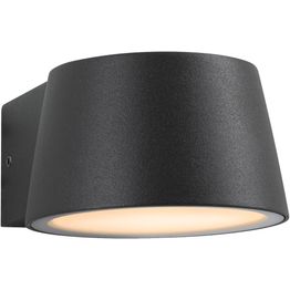 LED-ulkoseinävalaisin Paulmann Capea, IP44, 2200K, antrasiitti