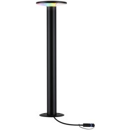 LED-pollarivalaisin Paulmann Plug & Shine Plate, Smart Home Zigbee 3.0, IP44, RGBW+, 5W, antrasiitti