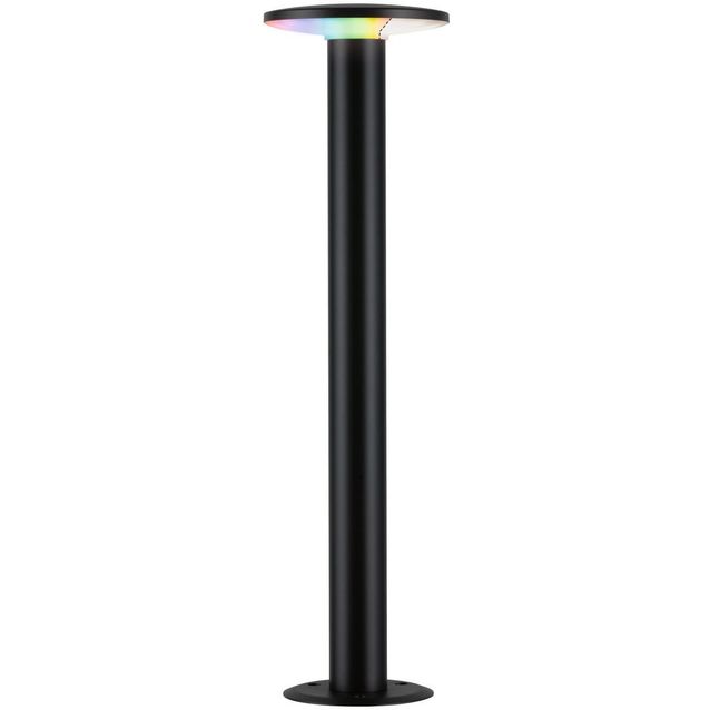 LED-pollarivalaisin Paulmann Plate, Smart Home Zigbee 3.0, IP44, 60cm, RGBW+, antrasiitti