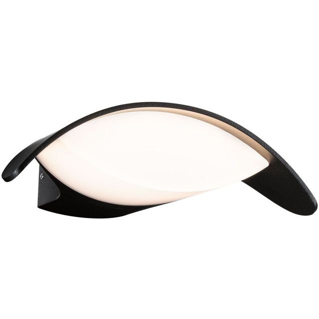 LED-ulkoseinävalaisin Paulmann Mesana, IP44, 24x16.5cm, 3000K, antrasiitti