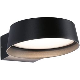 LED-ulkoseinävalaisin Paulmann Capea Grand, IP44, 3000K, antrasiitti