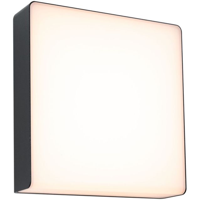 LED-ulkoseinävalaisin aurinkokennolla Paulmann Azalena, IP44, 3000K, liiketunnistin, antrasiitti