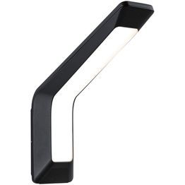 LED-ulkoseinävalaisin liiketunnistimella Paulmann Merano, IP44, 3000K, korroosionkestävä, antrasiitti