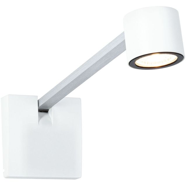 LED-tauluvalaisin Paulmann Adelia, 8.5cm, 2700K, 370lm, 24V, 4.5W, himmennettävä, harjattu alumiini