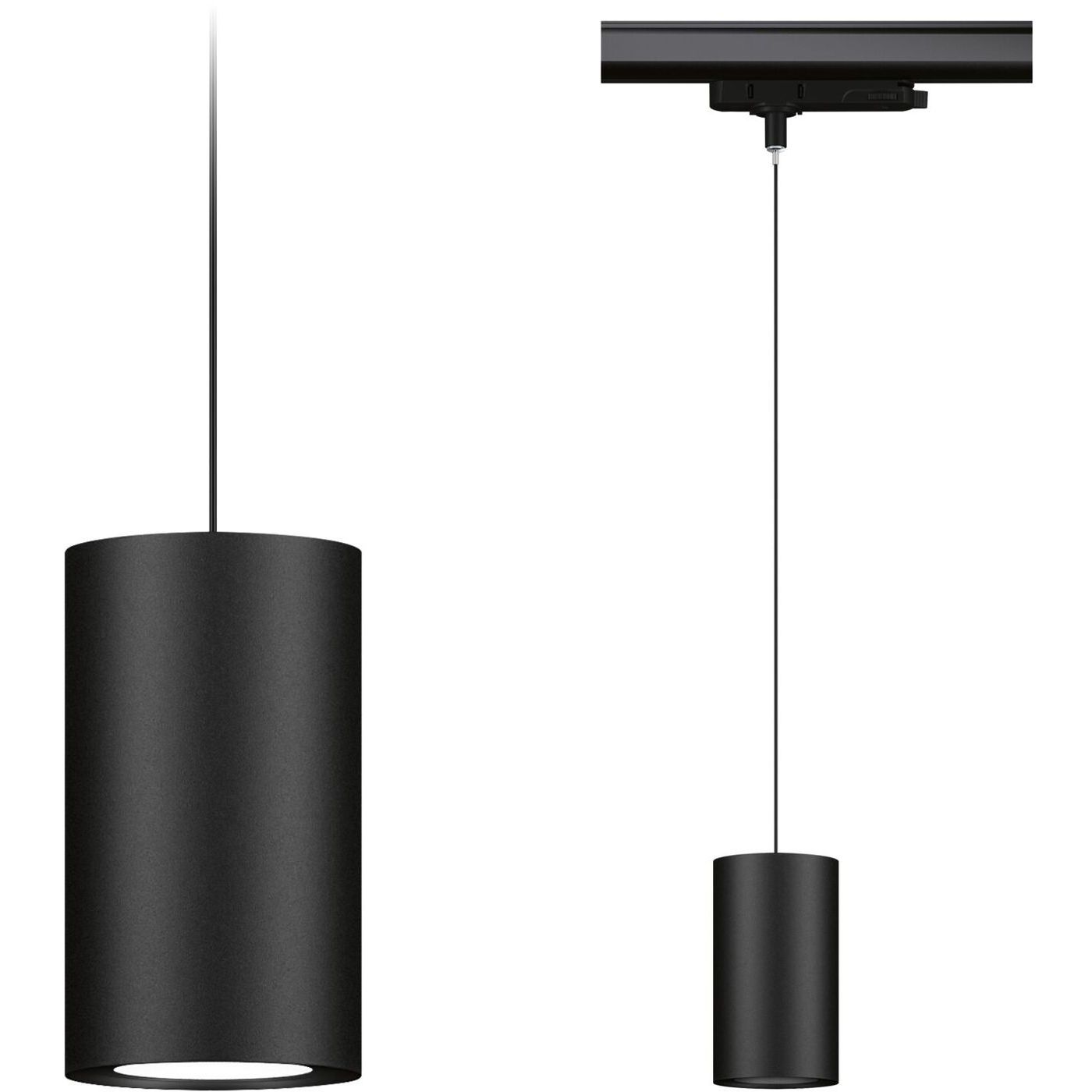LED-riippuvalaisin Paulmann ProRail3 Kratos Ø79x42mm 1050lm 9W 4000K musta