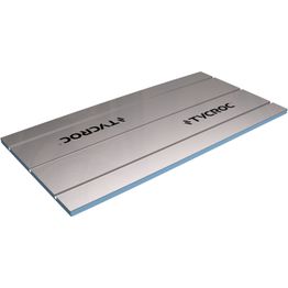 Lattialämmityslevy Tycroc UHPA suorauralevy, 1200x600mm, Ø16-17mm tai Ø20mm lämmitysputkille