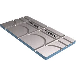 Lattialämmityslevy Tycroc UHPB kääntölevy, 300x600mm, Ø16-17mm tai Ø20mm lämmitysputkille