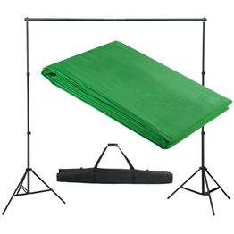 Taustakankaan tukijärjestelmä 300x300 cm vihreä