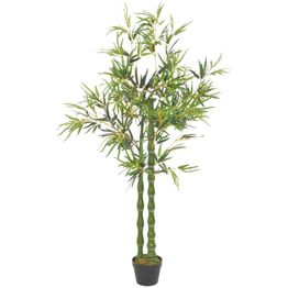 Tekokasvi bambu ruukulla vihreä 160 cm