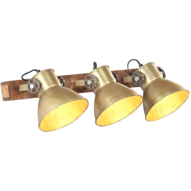 Teollinen seinävalaisin messinki 65x25 cm e27_1