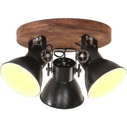 Teollistyylinen riippuvalaisin 25 w musta 42x27 cm e27