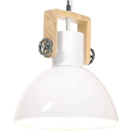 Teollistyylinen riippuvalaisin 25 w valkoinen pyöreä 30cm