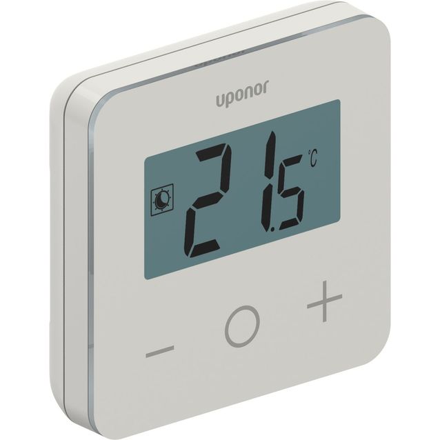 Termostaatti Uponor Base Näytöllä T 27 230V Ral9016