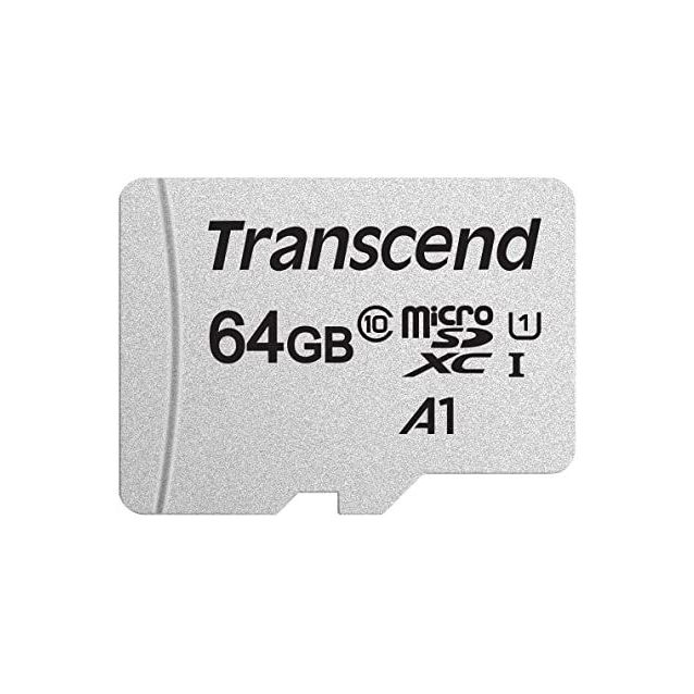 Transcend MicroSD kortti 64 GB MicroSD  SD adapteri
