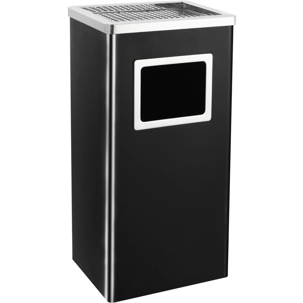 Tuhkakuppi/roskakori hotel 45 l teräs musta