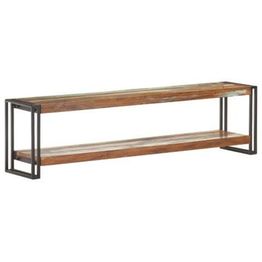 Tv-taso 150x30x40 cm kierrätetty täyspuu