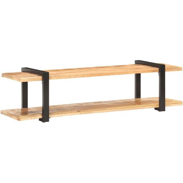 Tv-taso 160x40x40 cm täysi karkea mangopuu_1