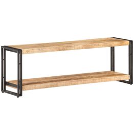 Tv-taso karkea mangopuu 120x30x40cm