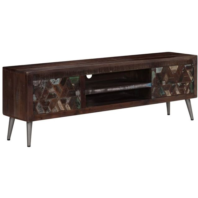 Tv-taso kierrätyspuu 140x30x45 cm_1