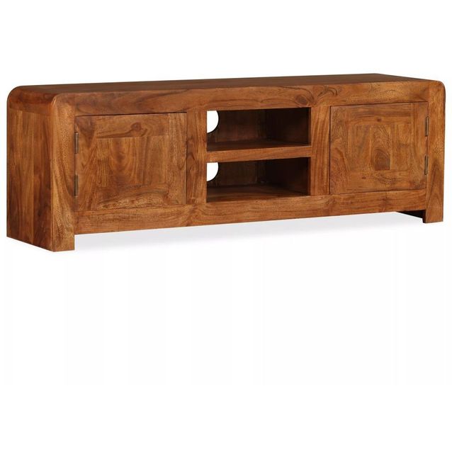 Tv-taso kiinteä puu seesamviimeistelyllä_1