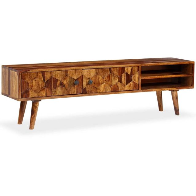 Tv-taso kiinteä seesampuu 140x30x40 cm_1