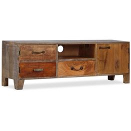 Tv-taso puu vintagetyyli 118x30x40 cm