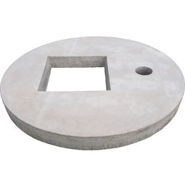 Kaivonkansi ø 1000 mm aukolla, 110 mm läpiviennillä, naarashuullos