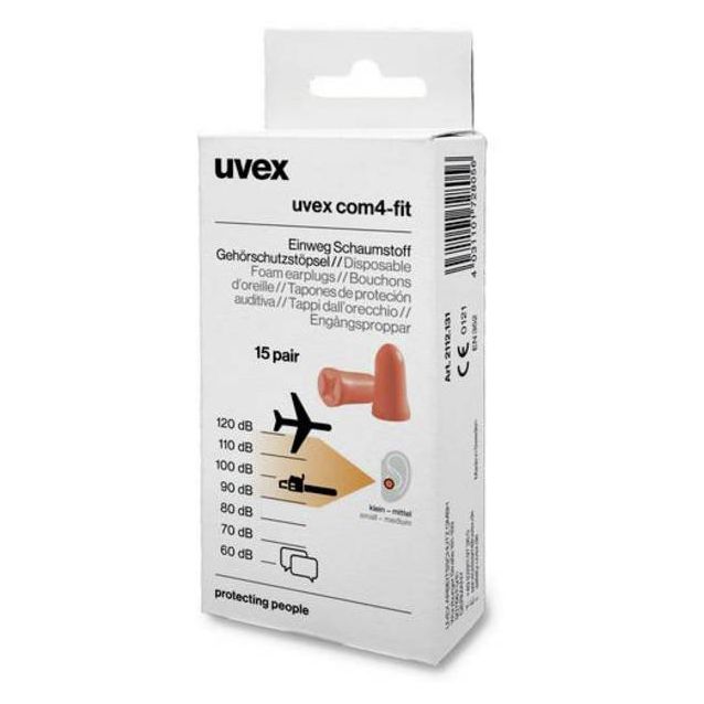 Korvatulpat Uvex X-Fit, Snr 33 dB, 15 paria