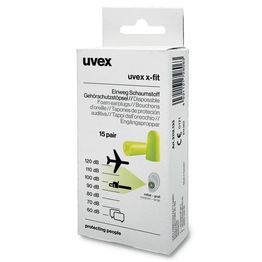 Korvatulpat Uvex X-Fit, Snr 37 dB, 15 paria