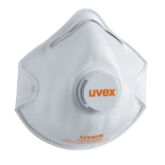 Esimuotoiltu hengityssuojain Uvex Silv-Air C 2210, FFP2, 15 kpl