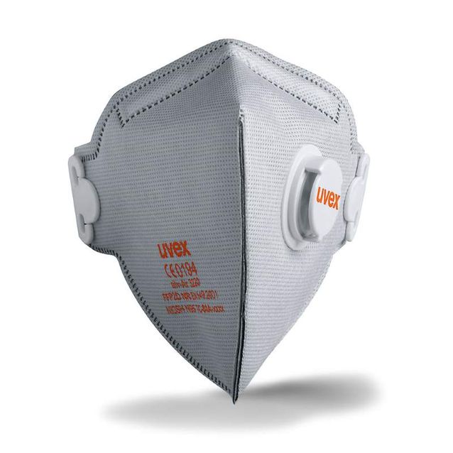 Taitettava hengityssuojain Uvex Silv-Air Classic 3220, FFP2, 15 kpl