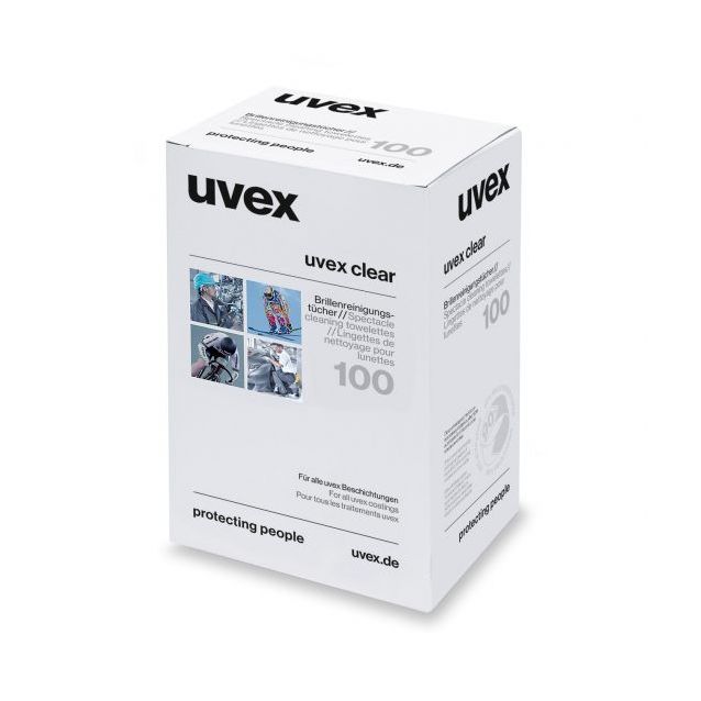 Linssinpuhdistusliinat Uvex, 3 kpl