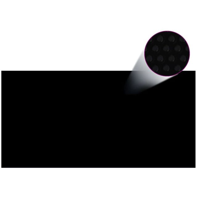 Uima-altaan suoja suorakulmainen 1200x600 cm pe musta_1