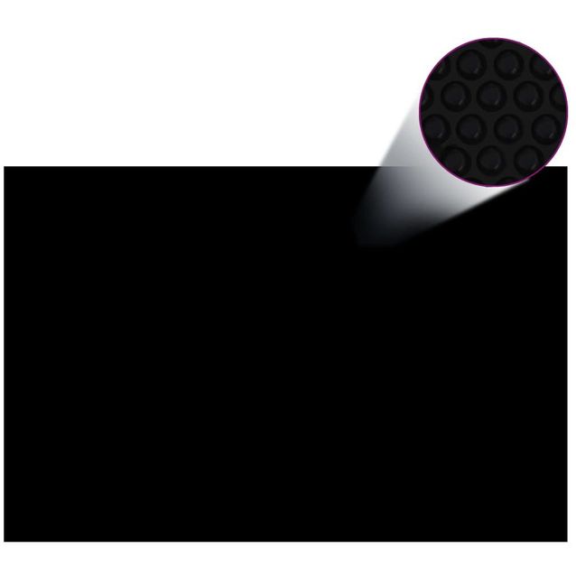 Uima-altaan suoja suorakulmainen 600x400 cm pe musta_1