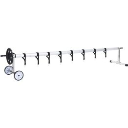 Uima-altaan suojan rulla ruostumattomalla teräsjalustalla