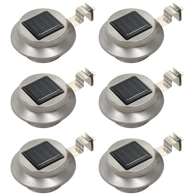 Ulkoaurinkokennovalaisin 6 kpl led pyöreä 12cm valkoinen_1